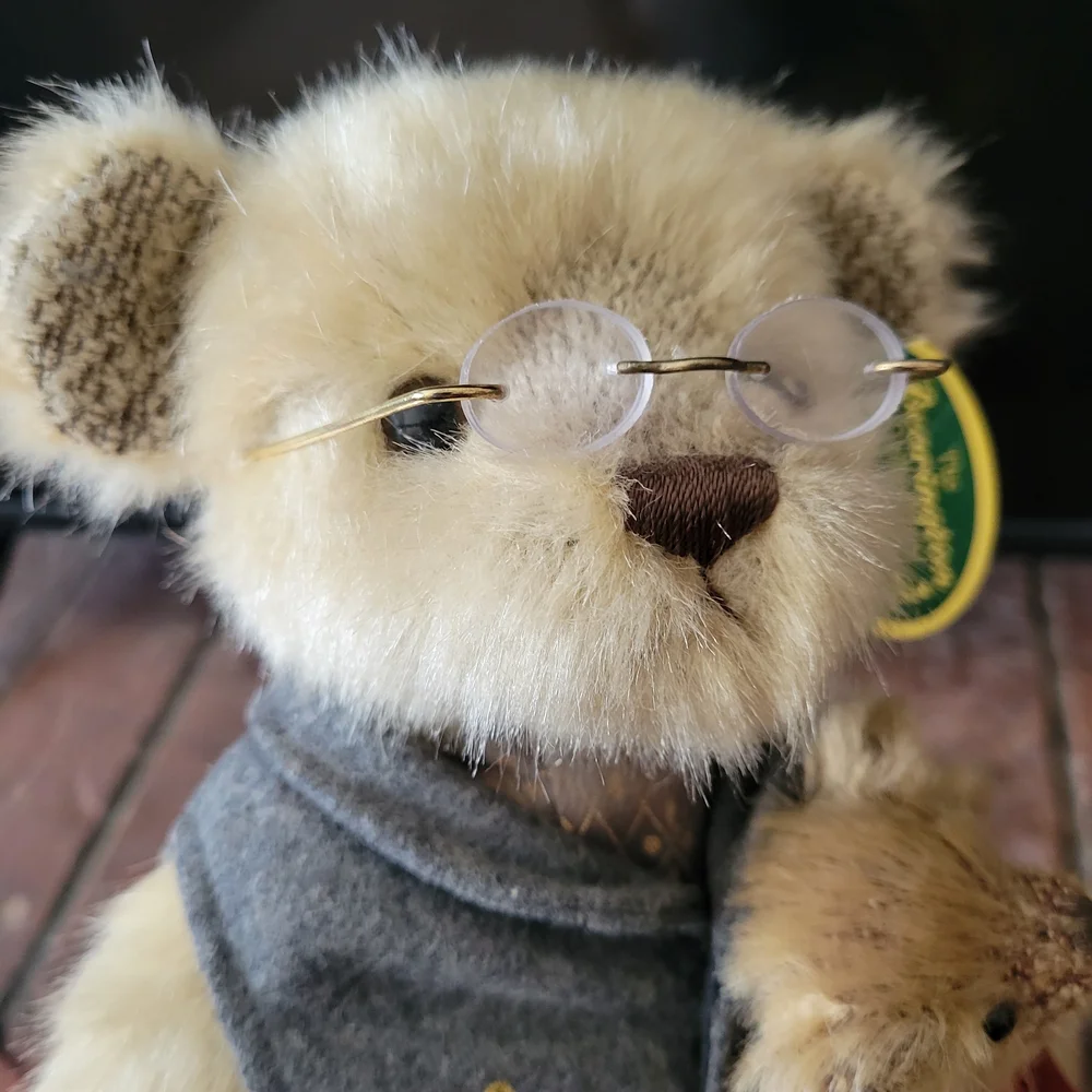 Ted E Bearington 100 Years Bear Fax Mohair Tags 1902-2002 Limited Edition Plush